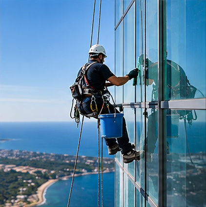 nettoyage de vitres à cannes et sur la côte d’azur